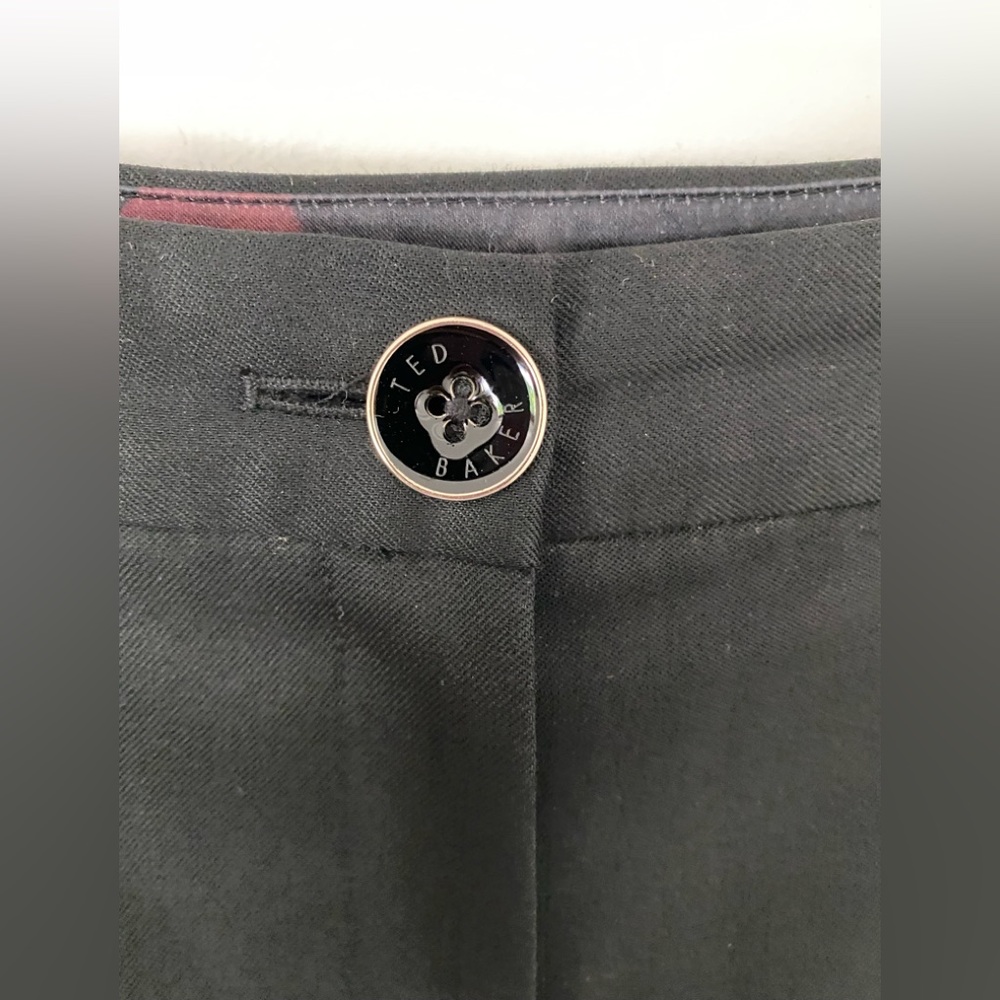Women’s Ted Baker Black Wool Dress Pants - Picture 3 of 16